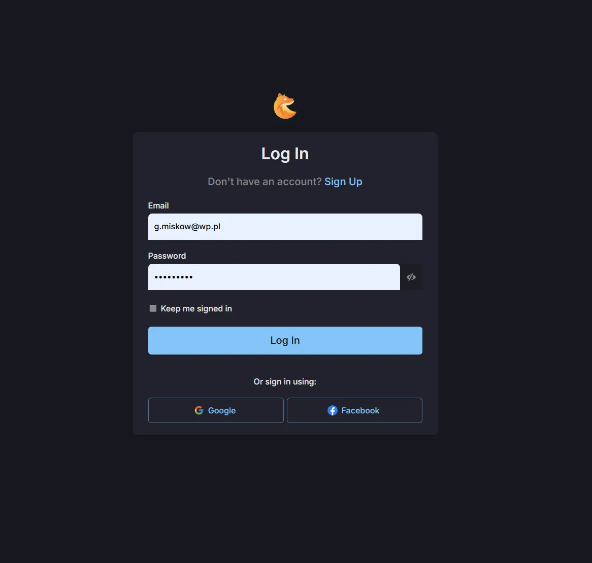 Zrzut ekranu systemu CRM 1